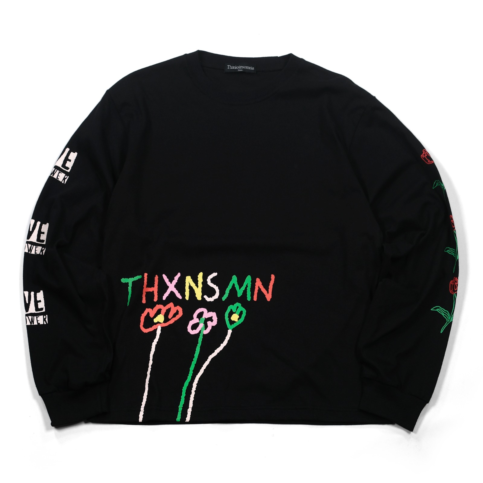 Long Sleeve Martina Black Thanksinsomnia