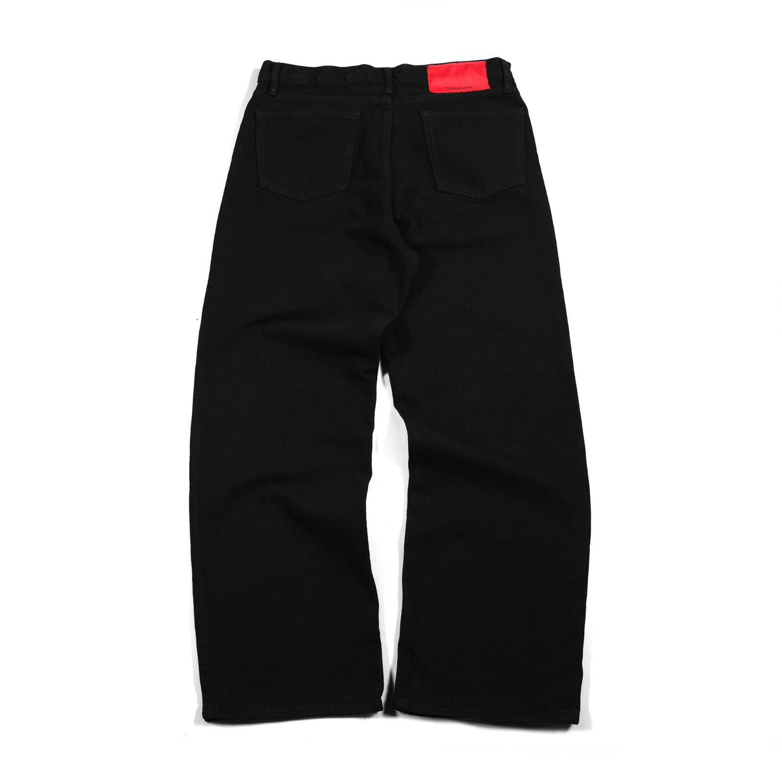 Denim Pants Meggy Embroidey Black Thanksinsomnia