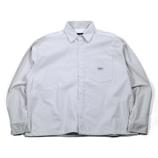 Image of 04 Long Shirt Nessa Corduroy Broken White Thanksinsomnia