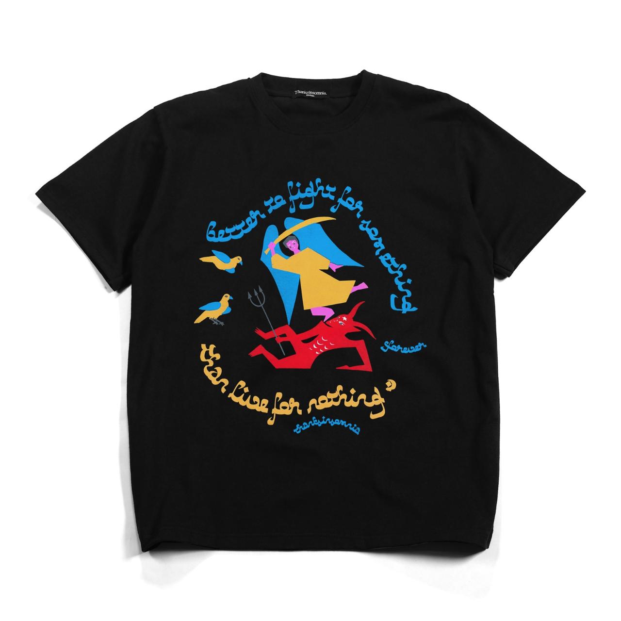 Tshirt Francille Black Thanksinsomnia