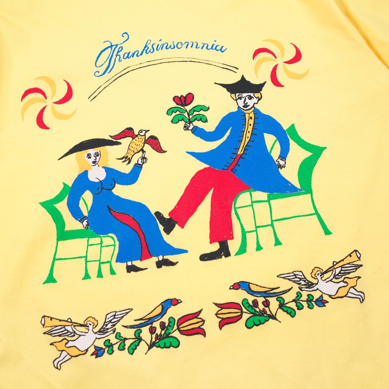 Tshirt Fharika Yellow Thanksinsomnia