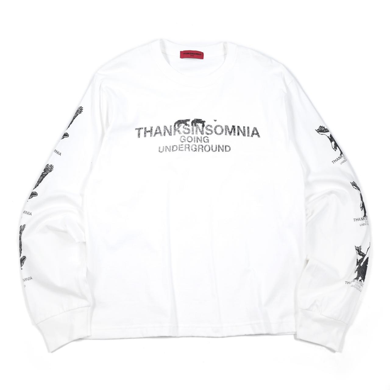 Longsleeve Ravelys White Thanksinsomnia