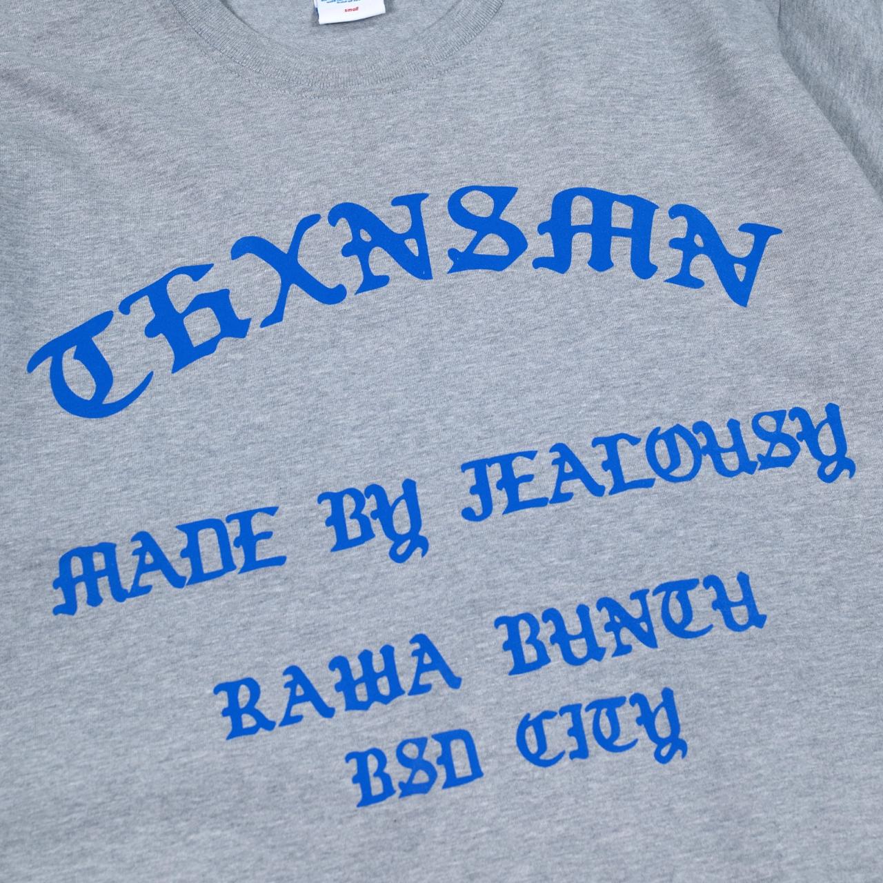 Tshirt Typo Levine Blue Grey Thanksinsomnia