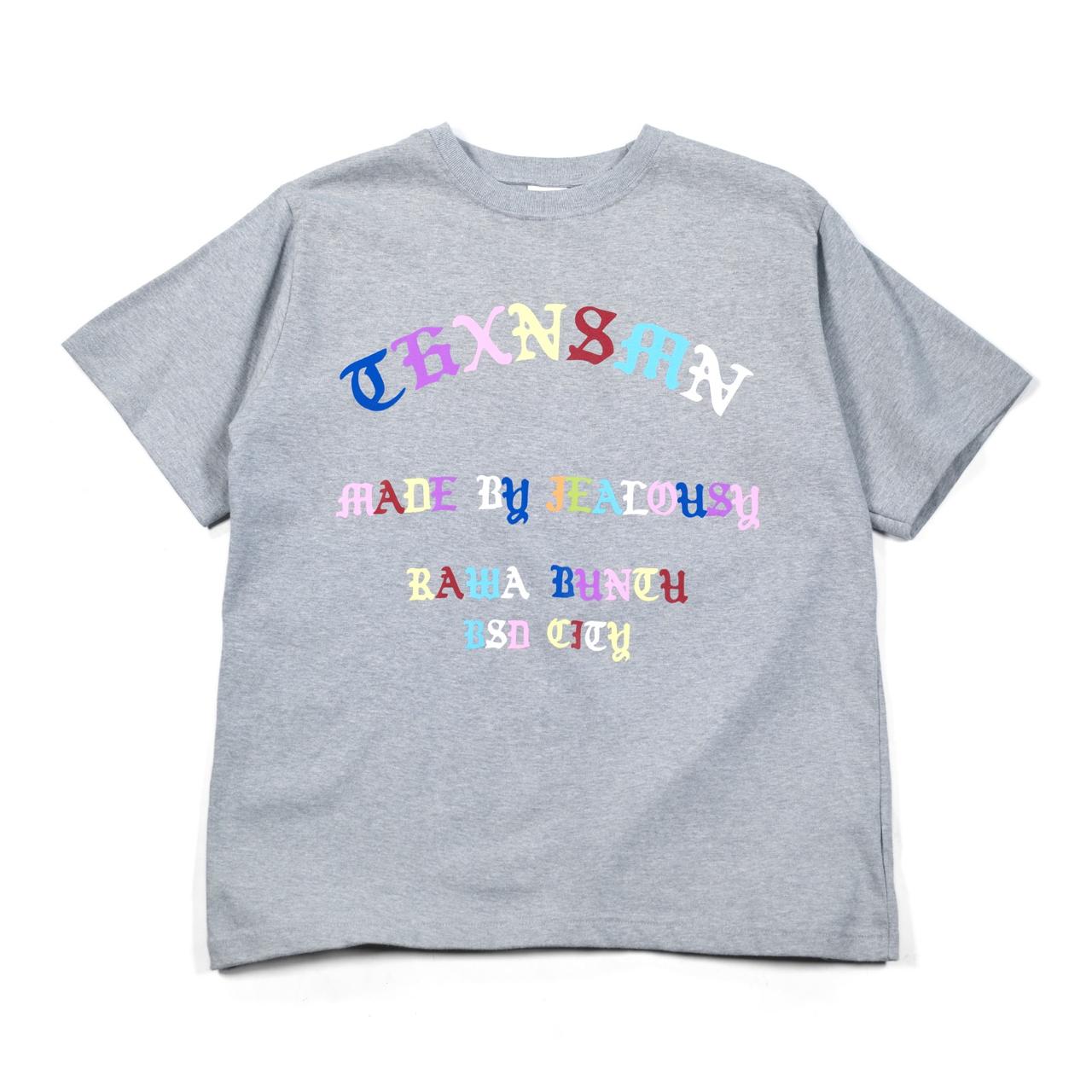 Tshirt Typo Levine Multi Grey Thanksinsomnia
