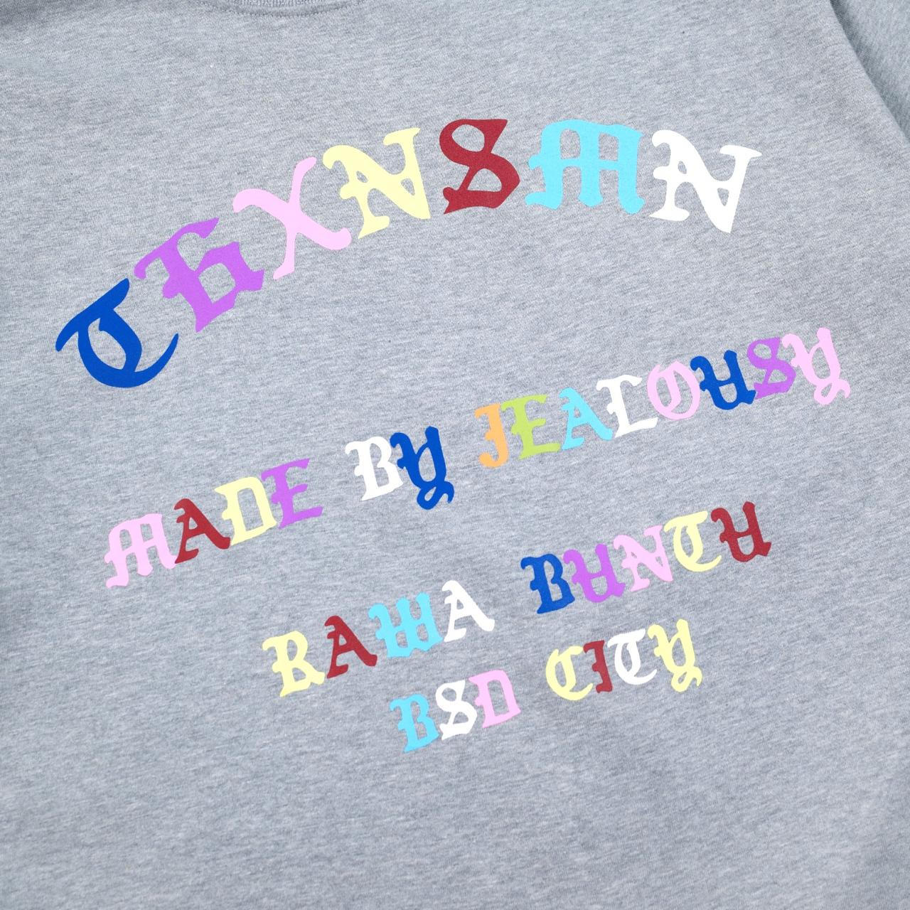 Tshirt Typo Levine Multi Grey Thanksinsomnia