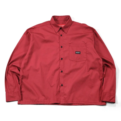 Image of 03 - Long Shirt Hemeline Maroon Thanksinsomnia
