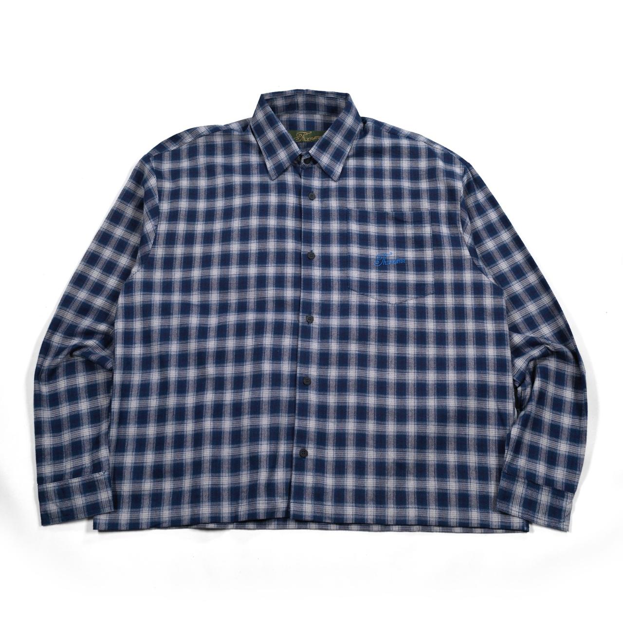 01 - Flannel Shirt Sherla Navy Check Thanksinsomnia