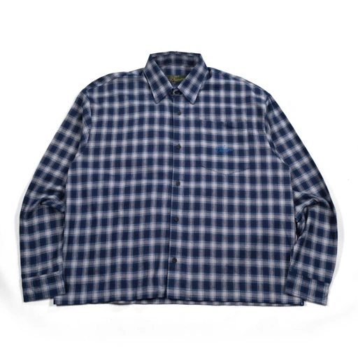 Image of 01 - Flannel Shirt Sherla Navy Check Thanksinsomnia