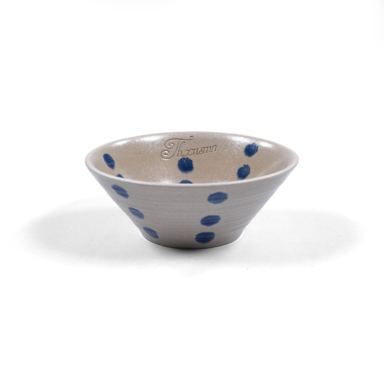 Ceramic Bowl Stella Blue Dot Thanksinsomnia