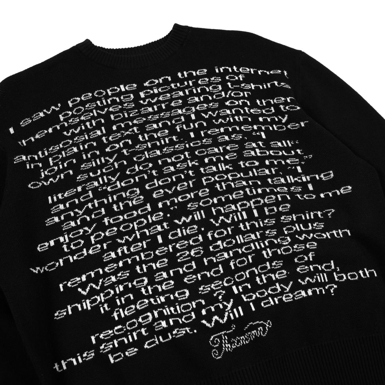 Sweater Lemonia Black Thanksinsomnia