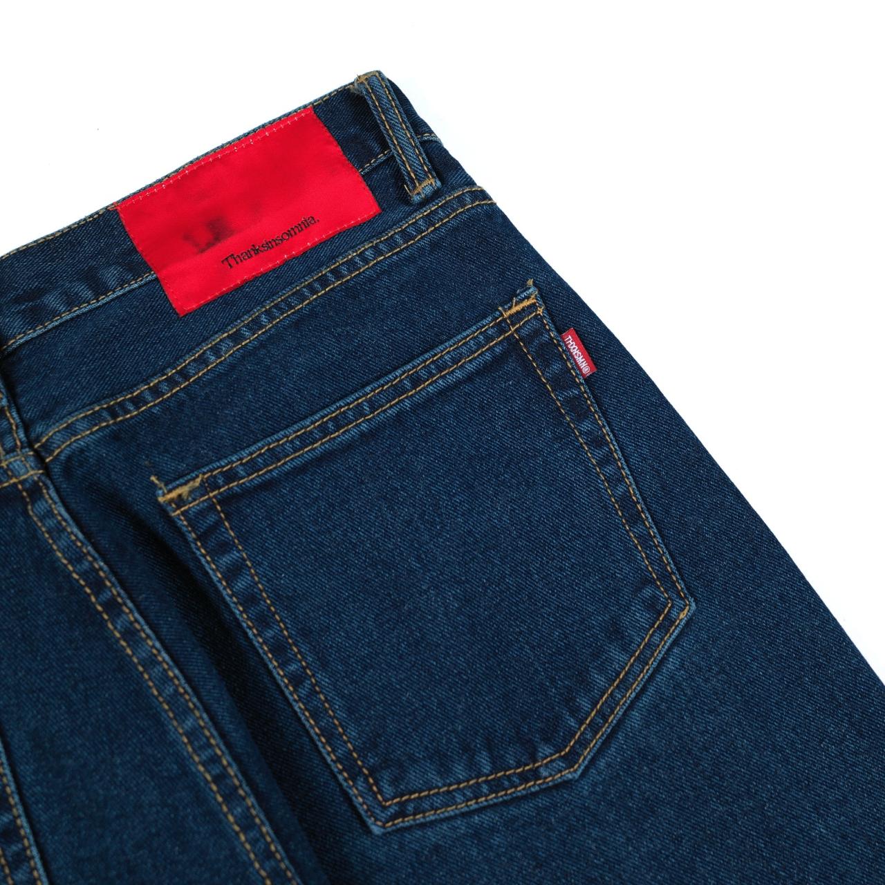 Denim Pants Meggy Plain Indigo Thanksinsomnia