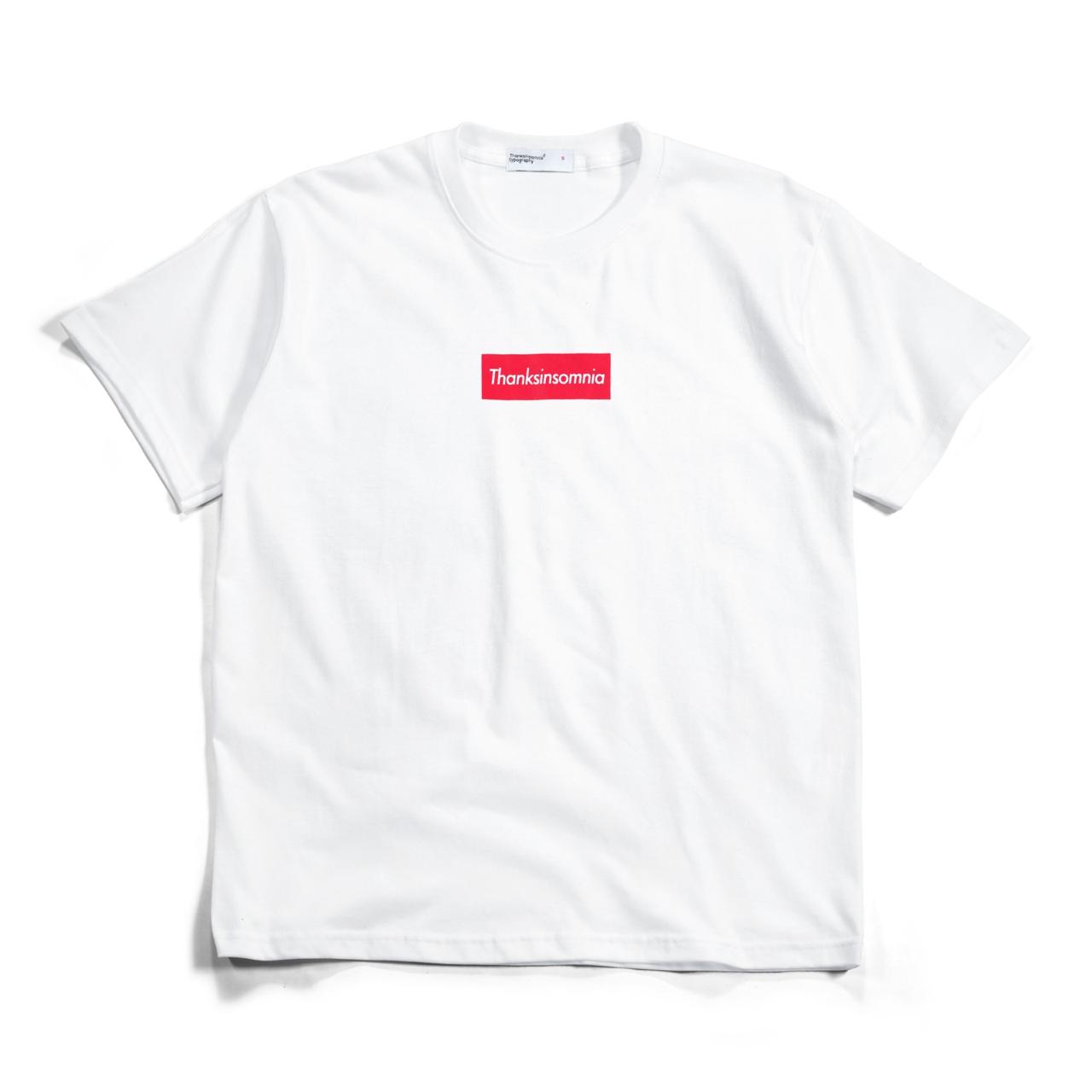 Tshirt Typo Sierra White Thanksinomnia