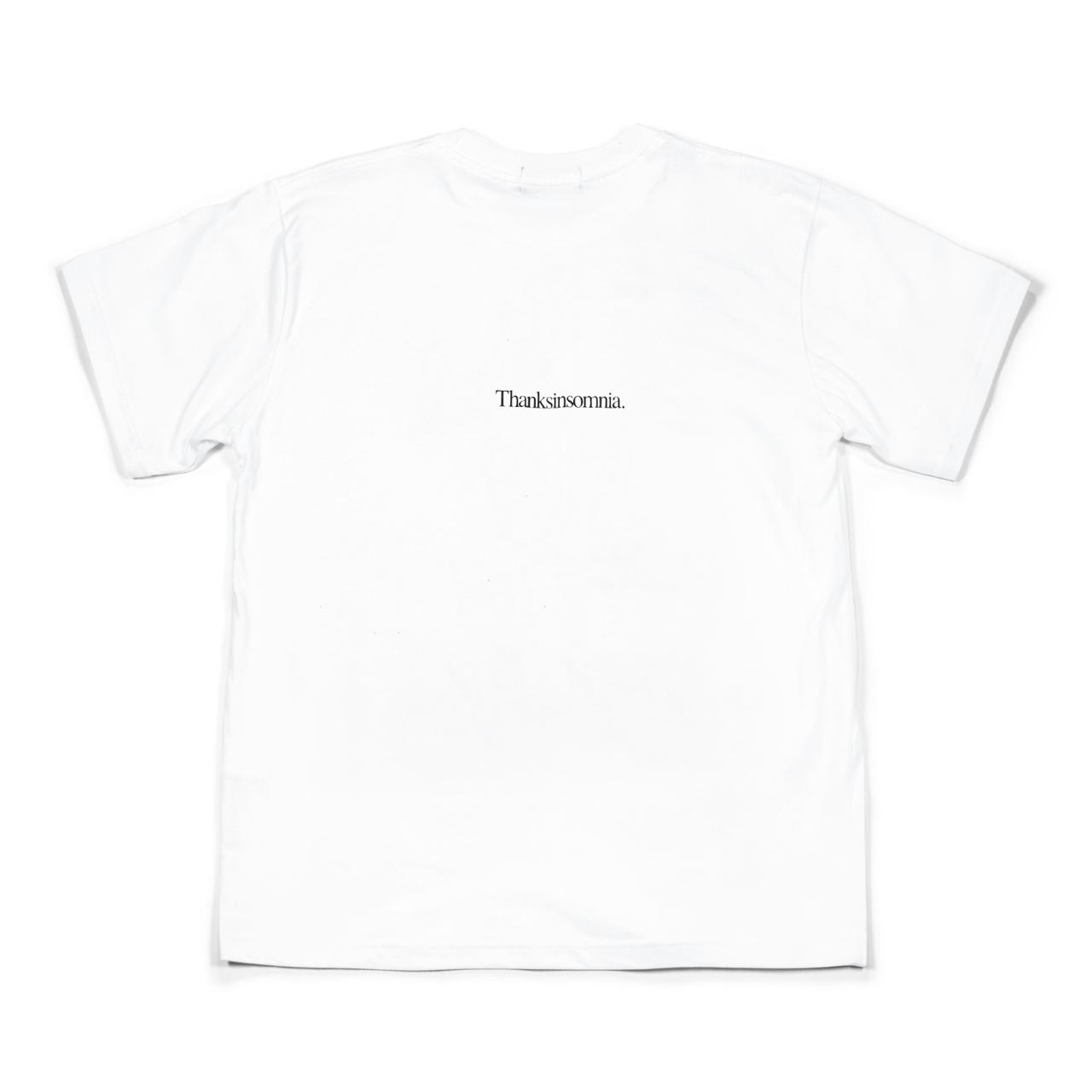 Tshirt Typo Peksana White Thanksinsomnia