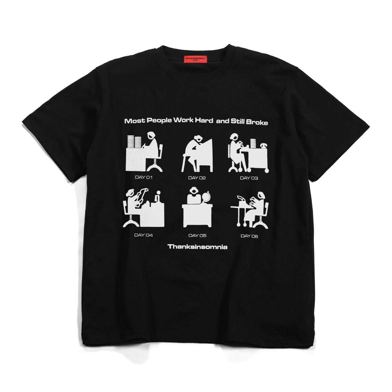 Tshirt Hiyori Black Thanksinsomnia