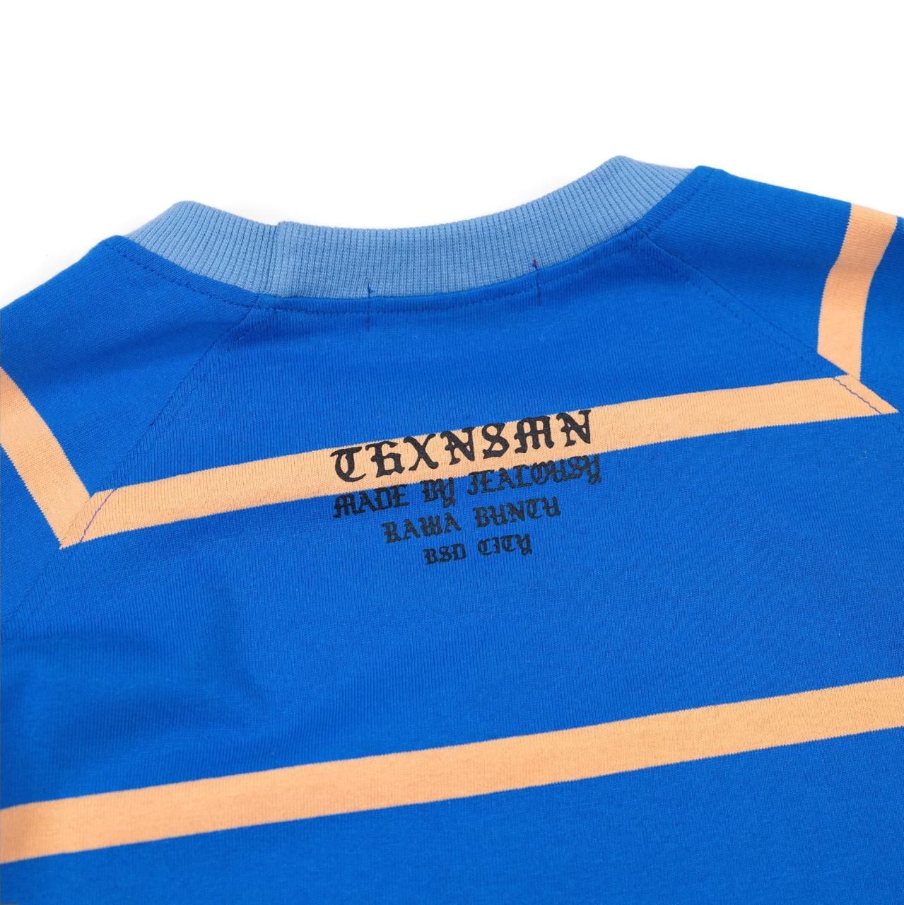 Longsleeve Karlotta Blue Yellow Stripe Thanksinsomnia