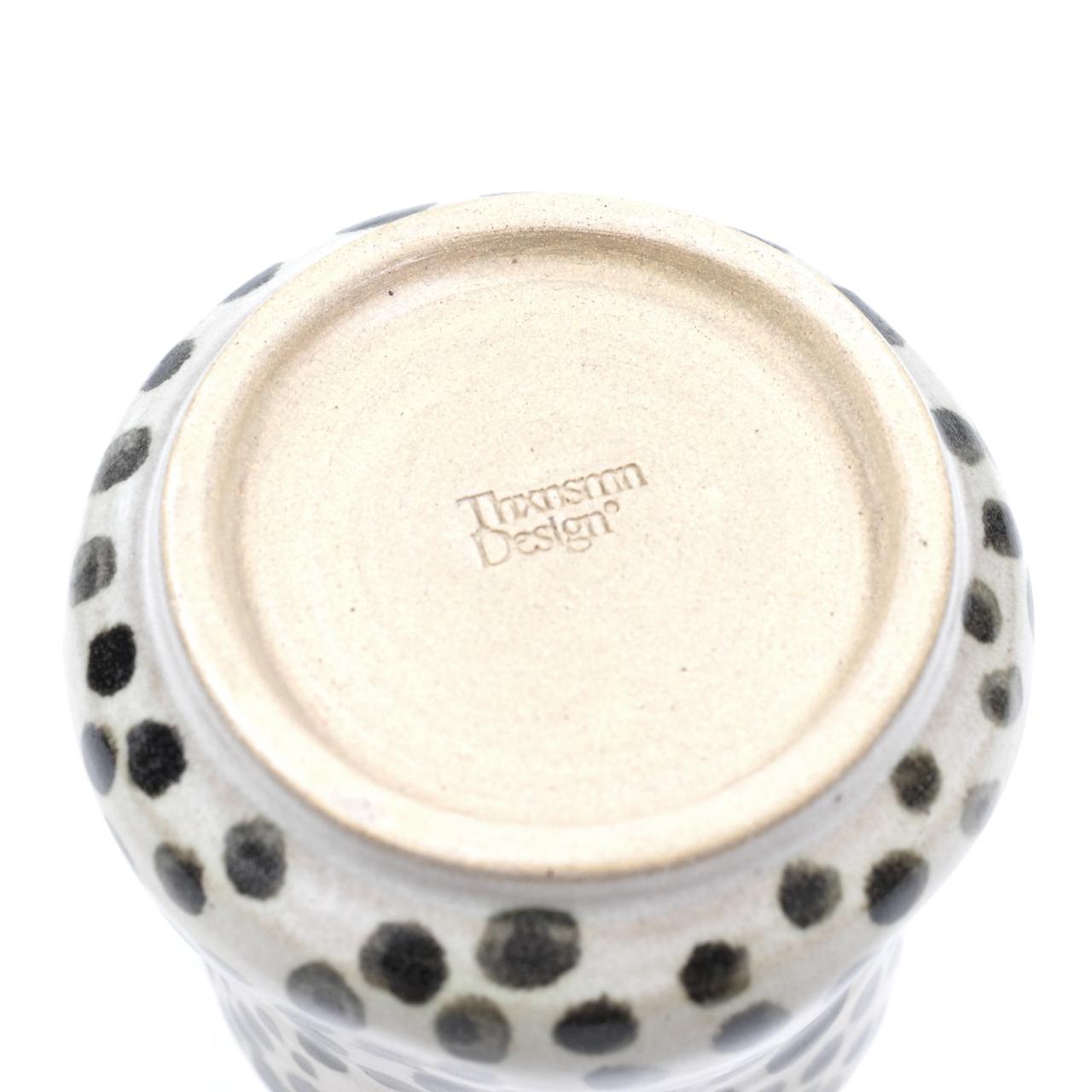 Ceramic Cup Cellia Grey Dot Thanksinsomnia