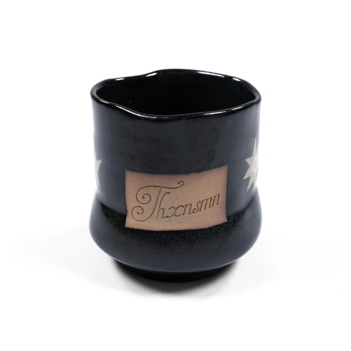 Ceramic Cup Blaze Black Star Pattern Thanksinsomnia