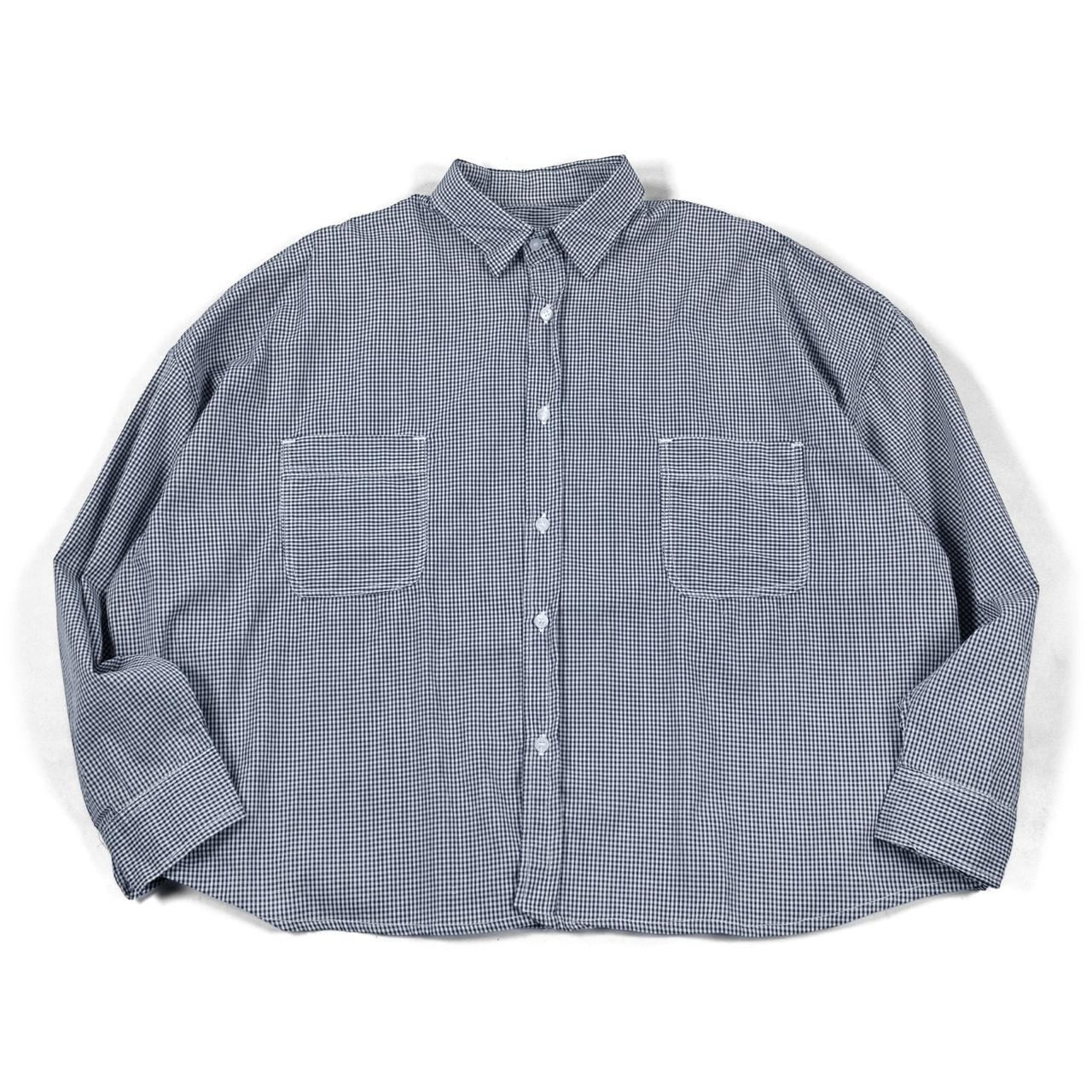 03 - Long Shirt Selma Black White Check Thanksinsomnia