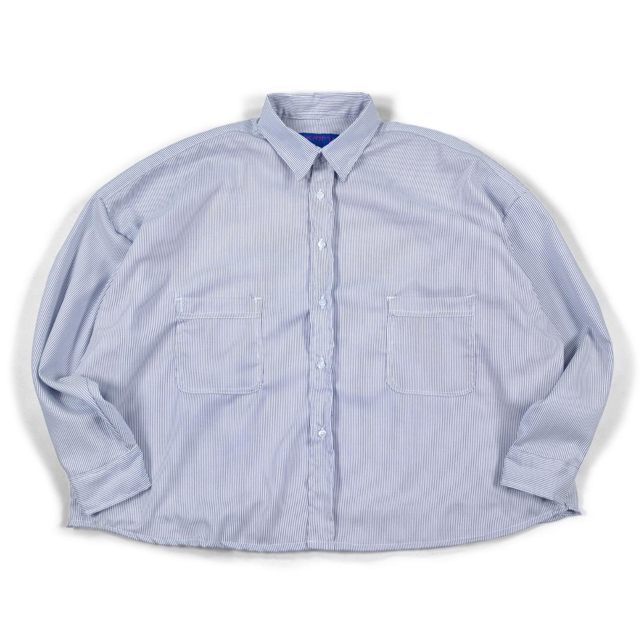 03 - Long Shirt Selma Navy White Stripe Thanksinsomnia