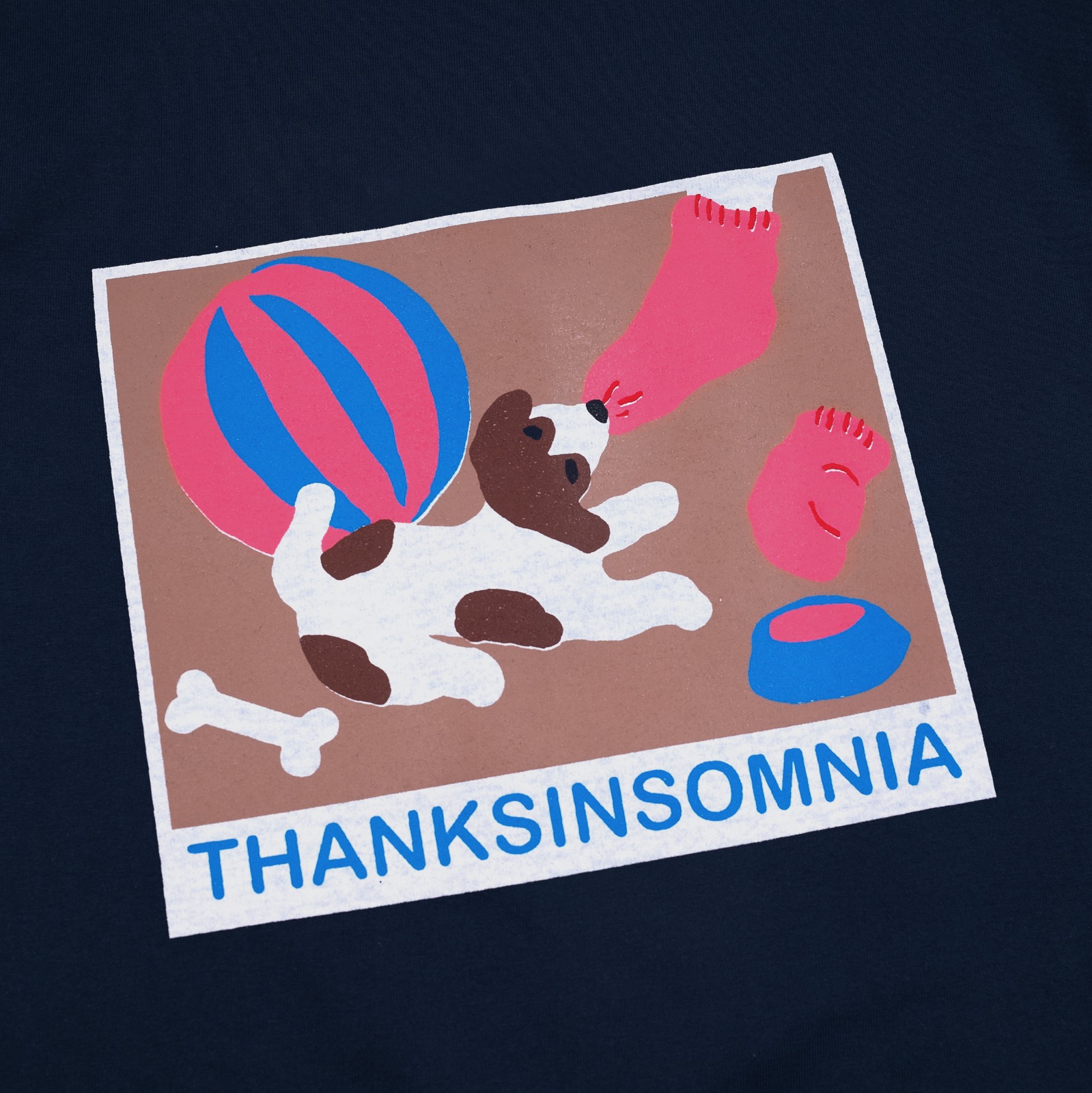 Tshirt Lucilia Navy Thanksinsomnia