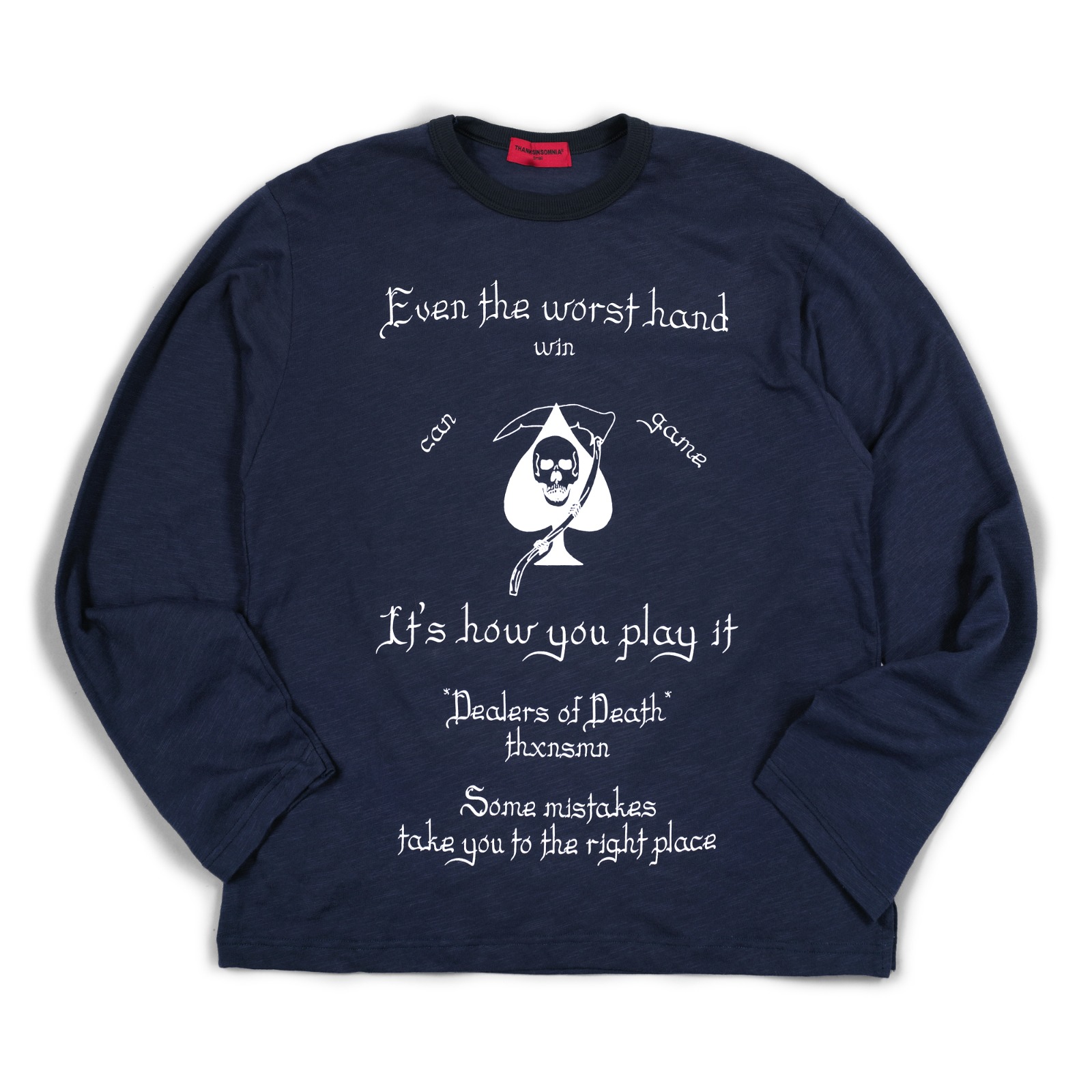 Longsleeve Lulia Dark Navy Thanksinsomnia
