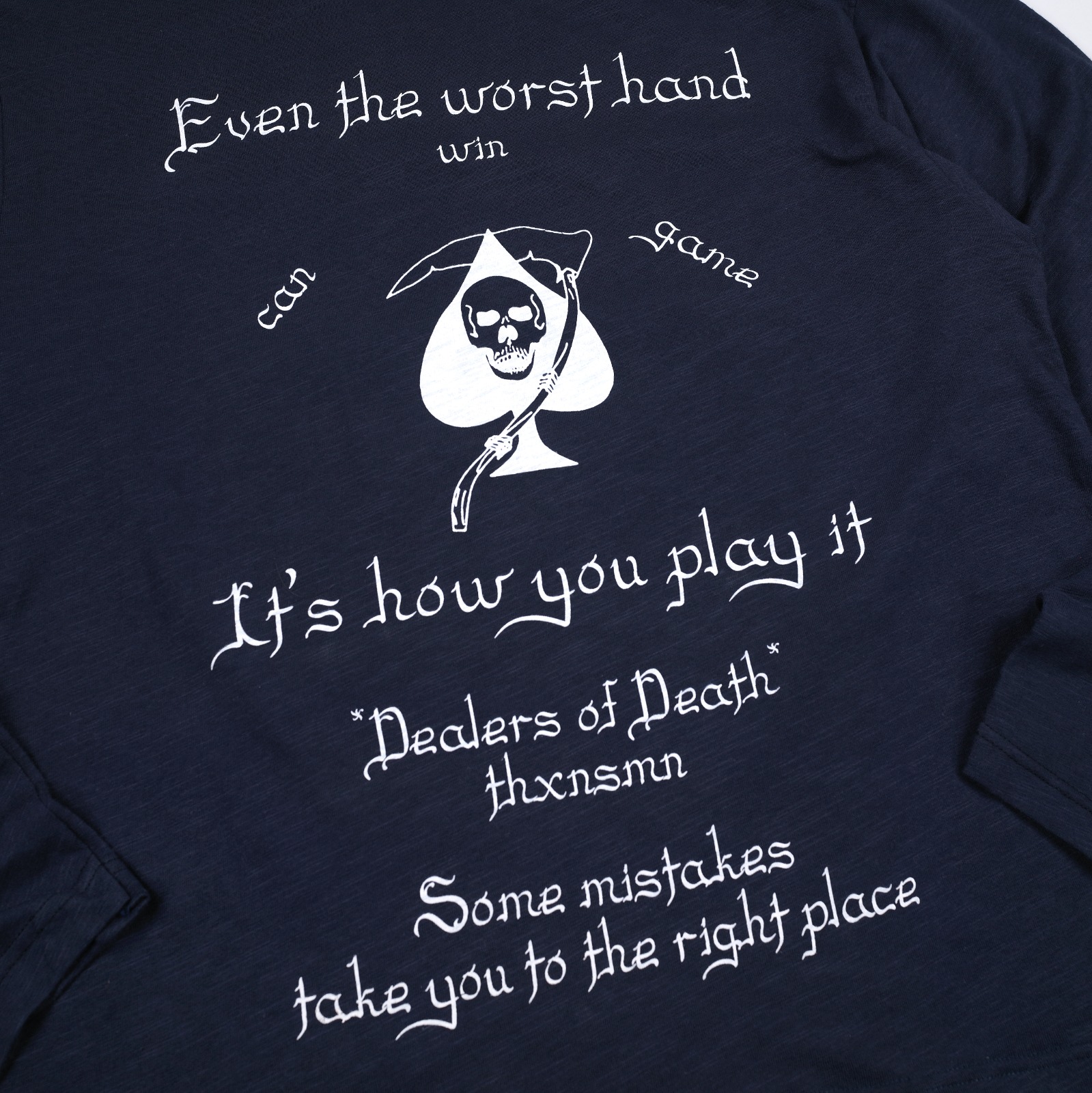 Longsleeve Lulia Dark Navy Thanksinsomnia