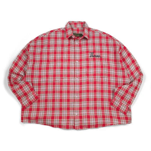 Image of 02 Oversized Long Shirt Nayara Red Thanksinsomnia