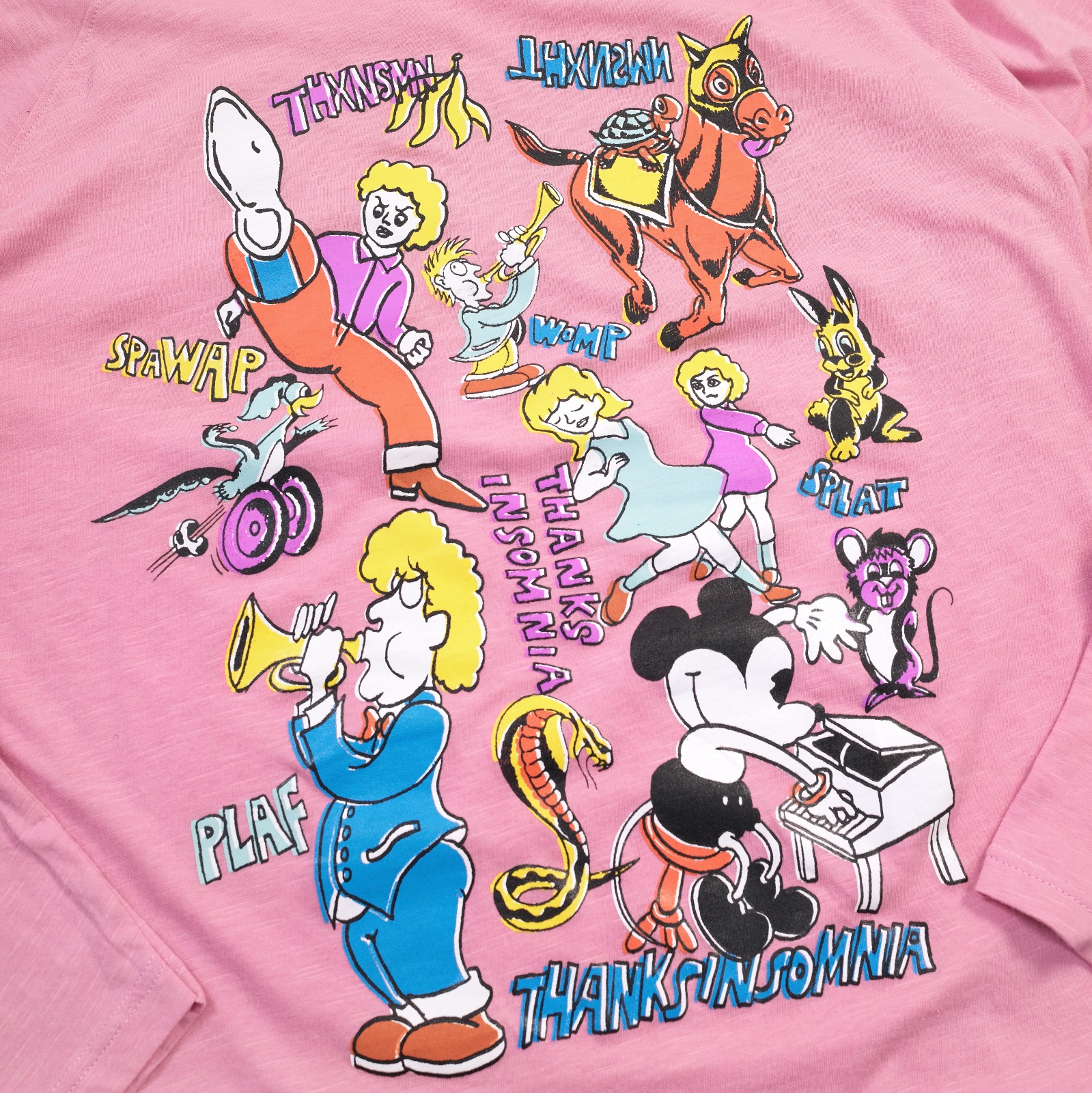 Raglan Longsleeve Keona Rose Pink Thanksinsomnia