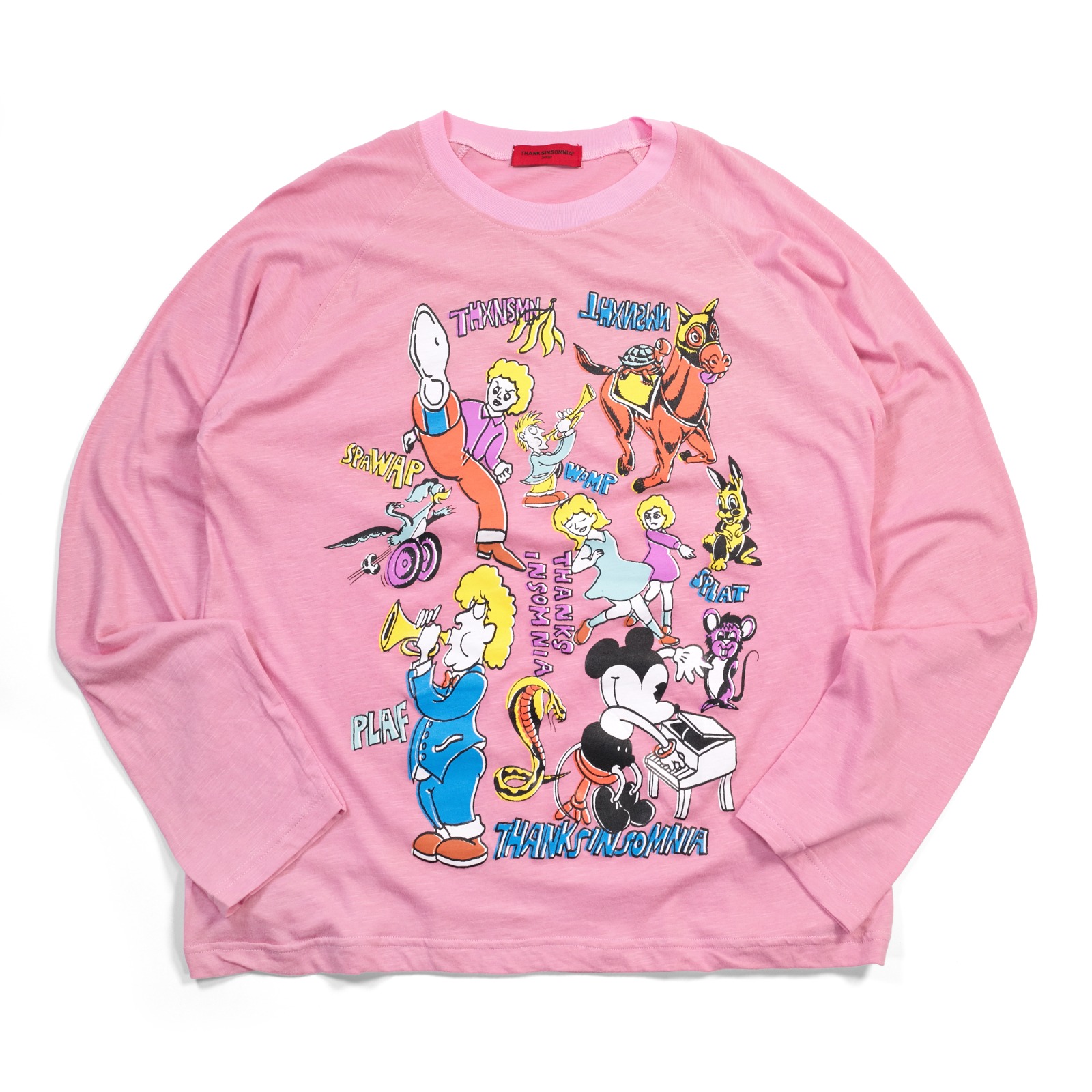 Raglan Longsleeve Keona Rose Pink Thanksinsomnia