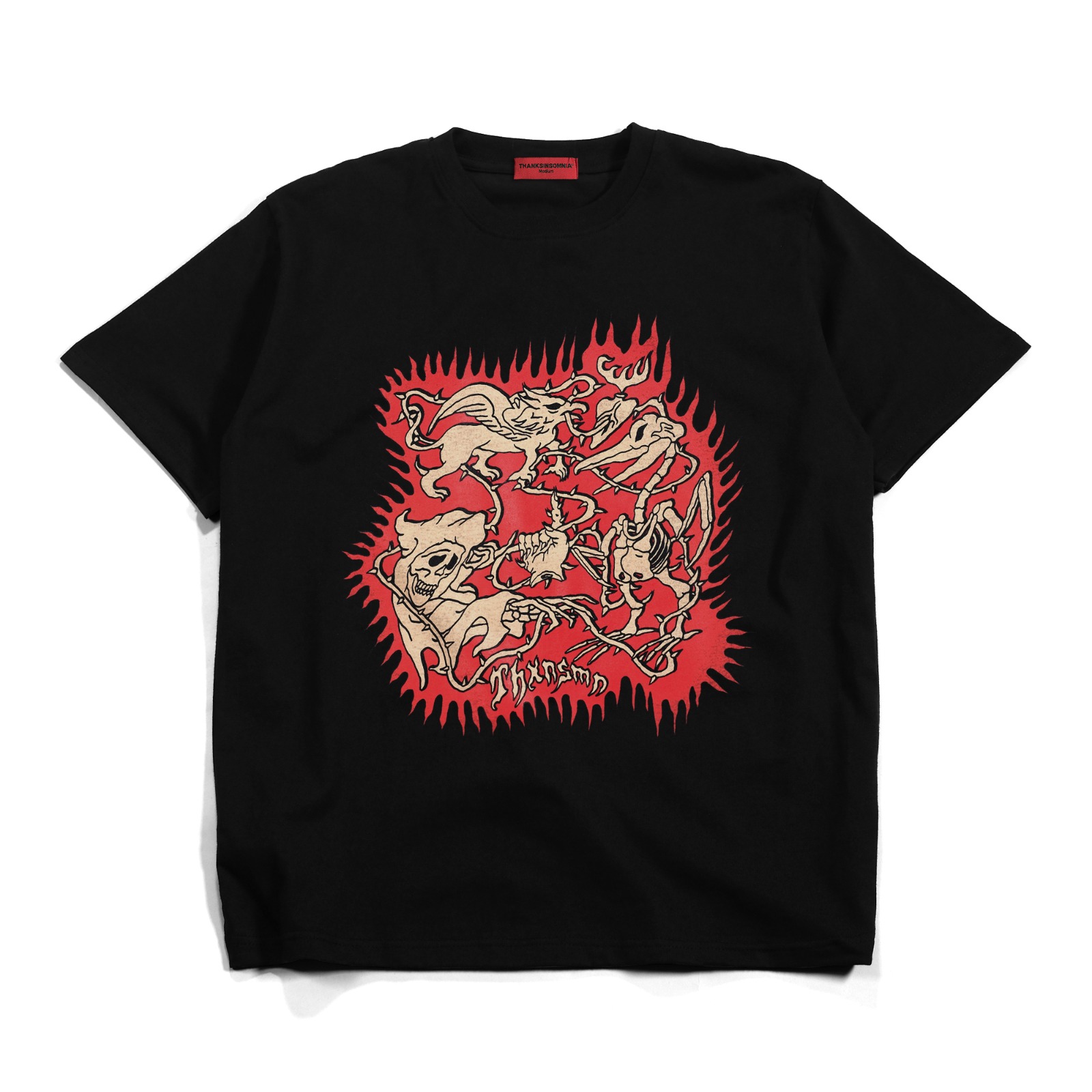 Tshirt Jasmine Black Thanksinsomnia