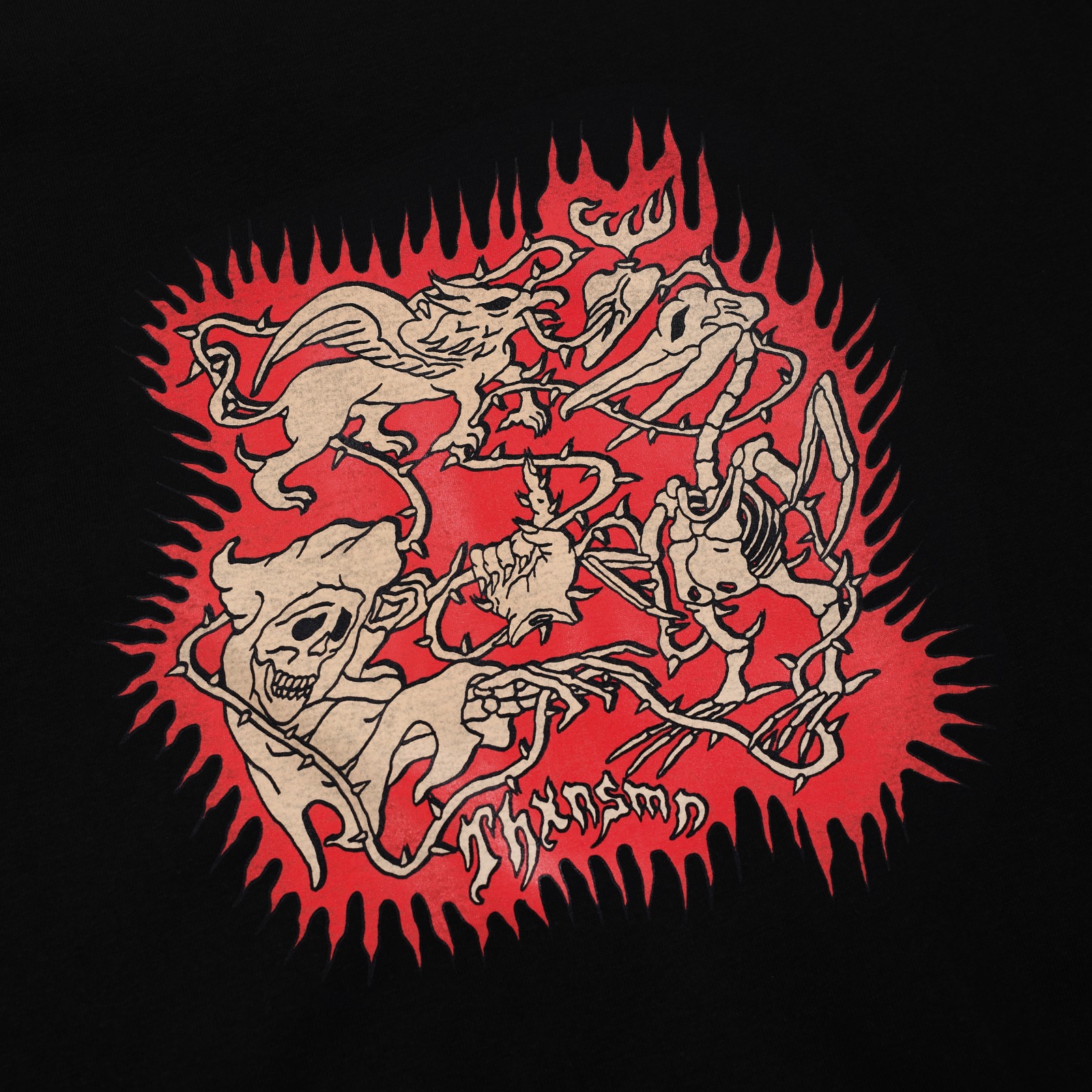 Tshirt Jasmine Black Thanksinsomnia