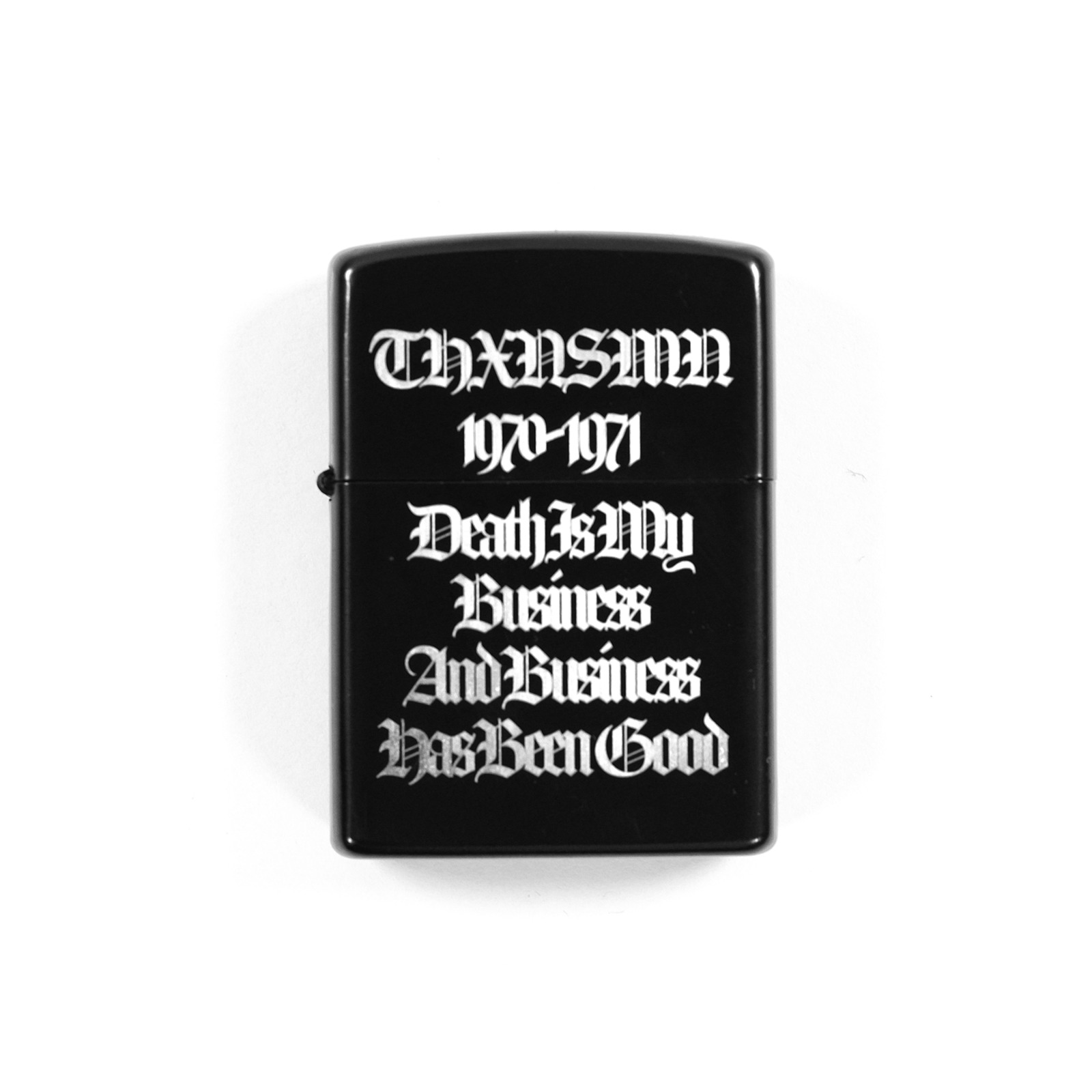 Pocket Lighter Prissia Black Thanksinsomnia