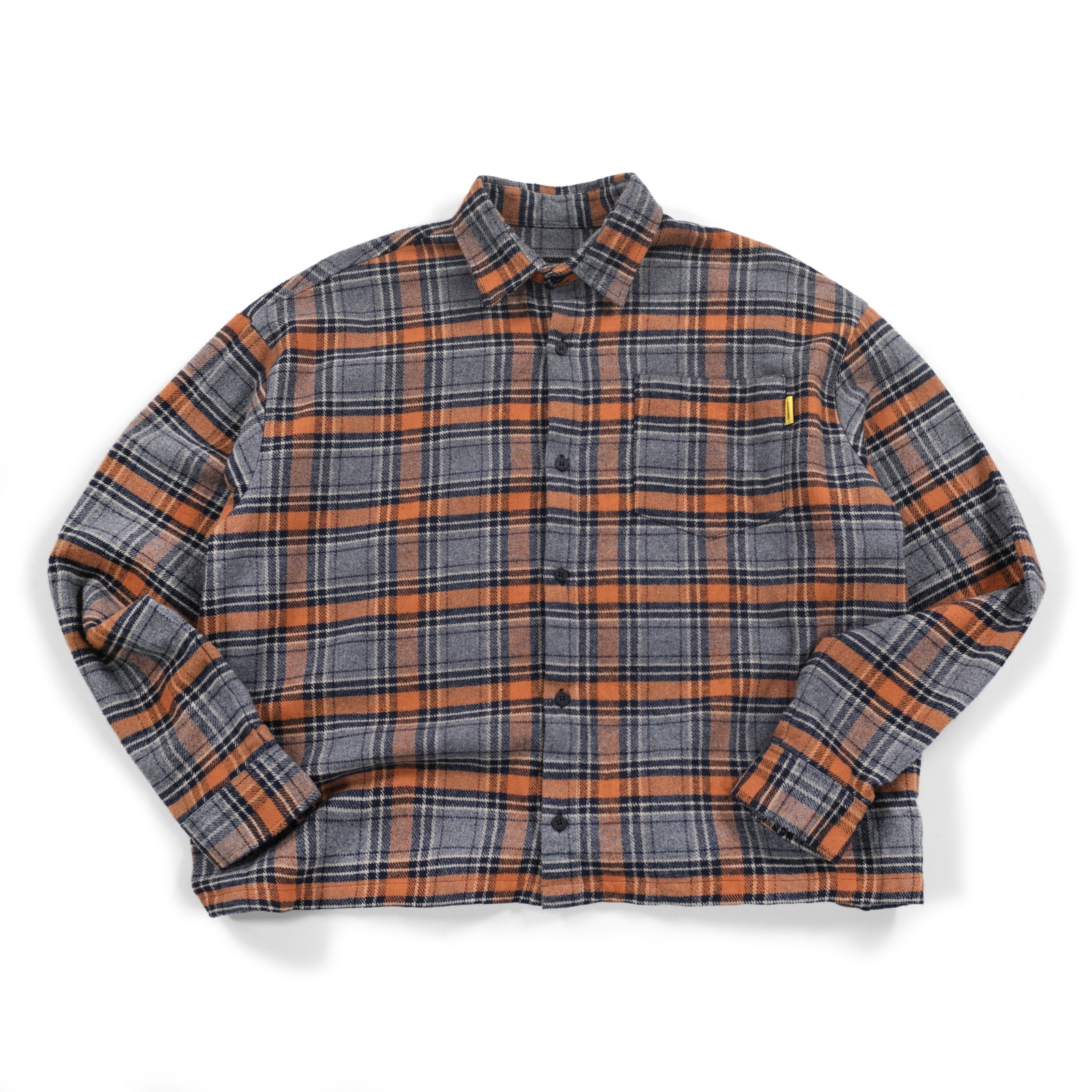 02 Oversized Flannel Shirt Kaylee Burnt Orange Thanksinsomnia