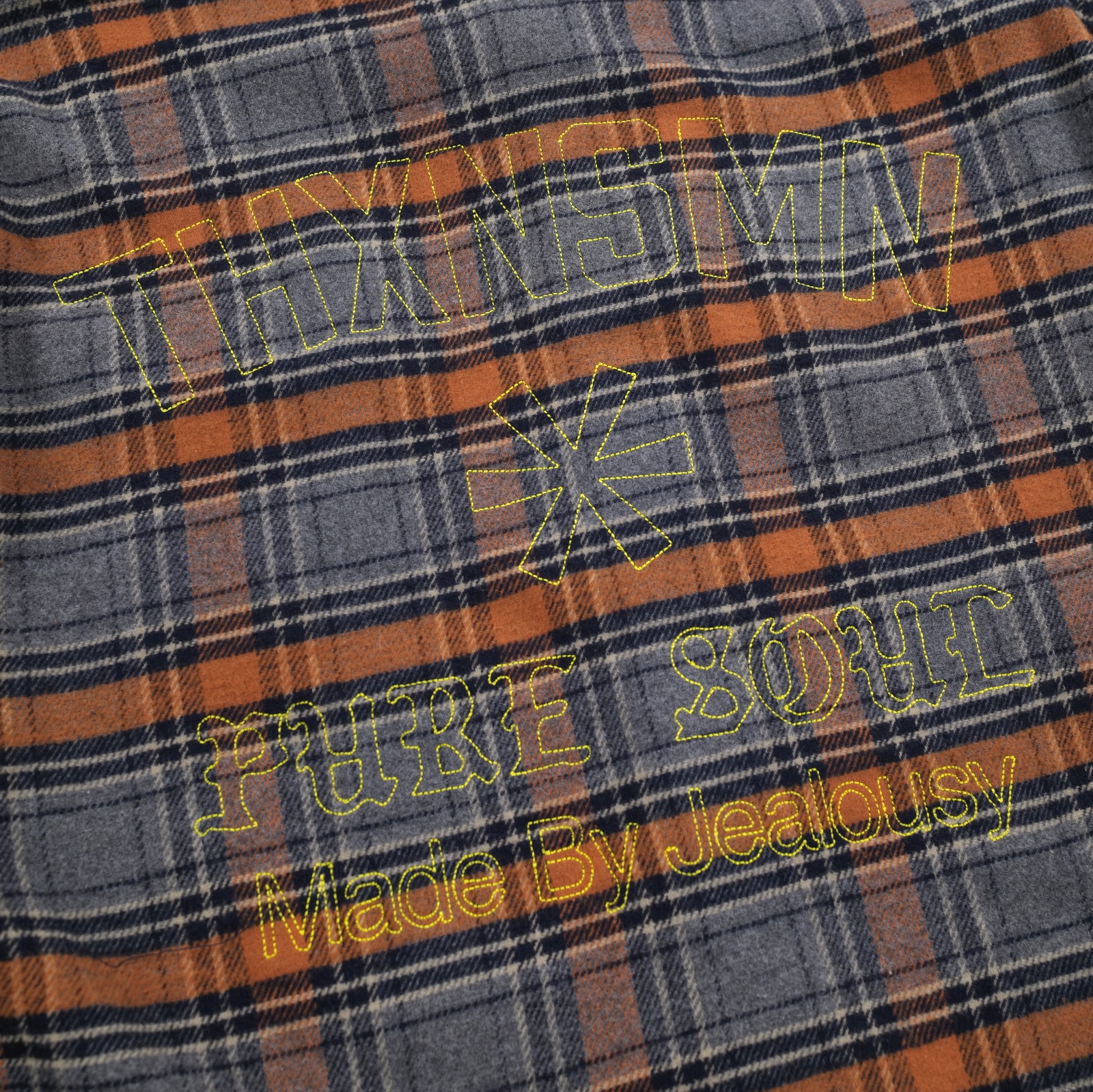 02 Oversized Flannel Shirt Kaylee Burnt Orange Thanksinsomnia