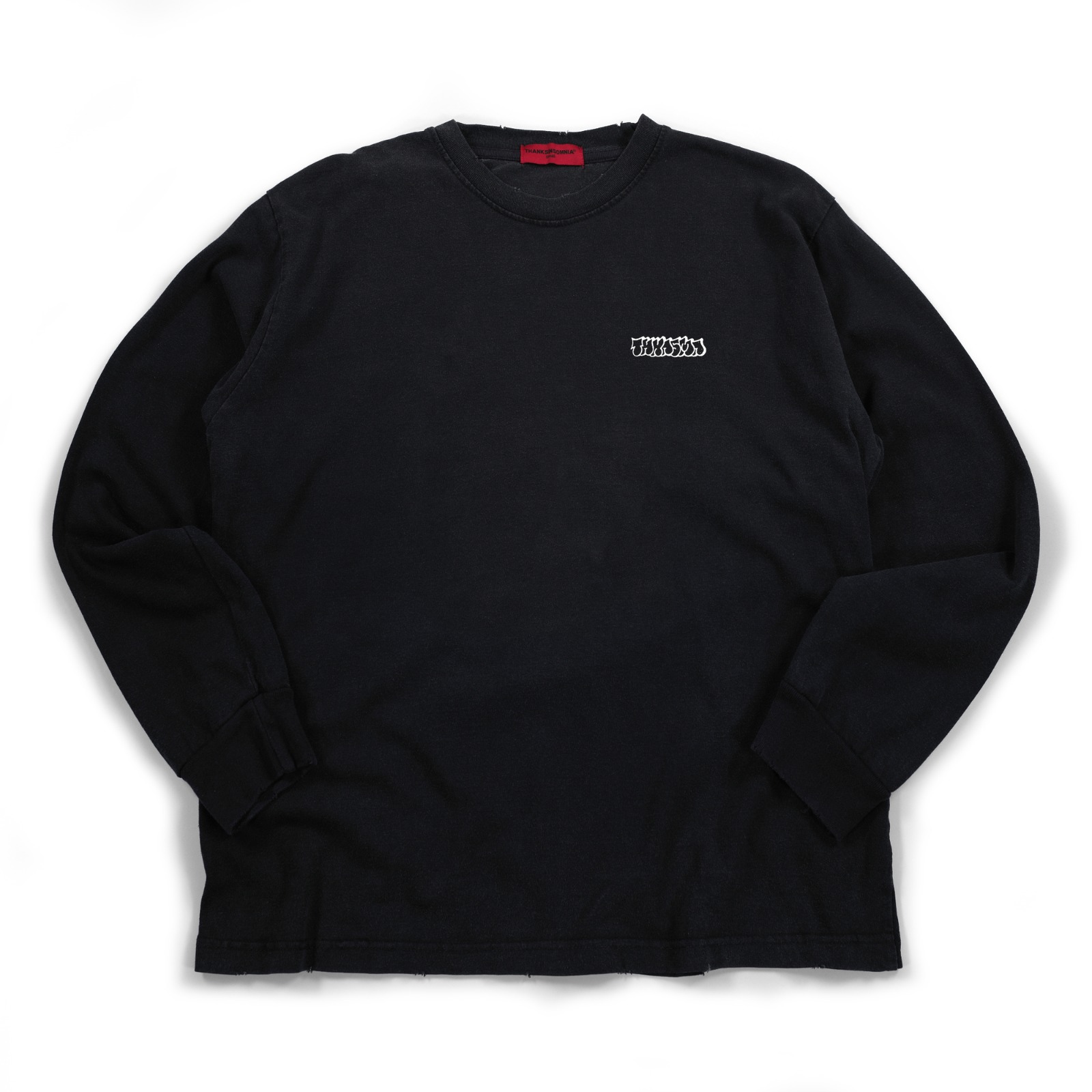 Longsleeve Lorelai Black Wash Thanksinsomnia