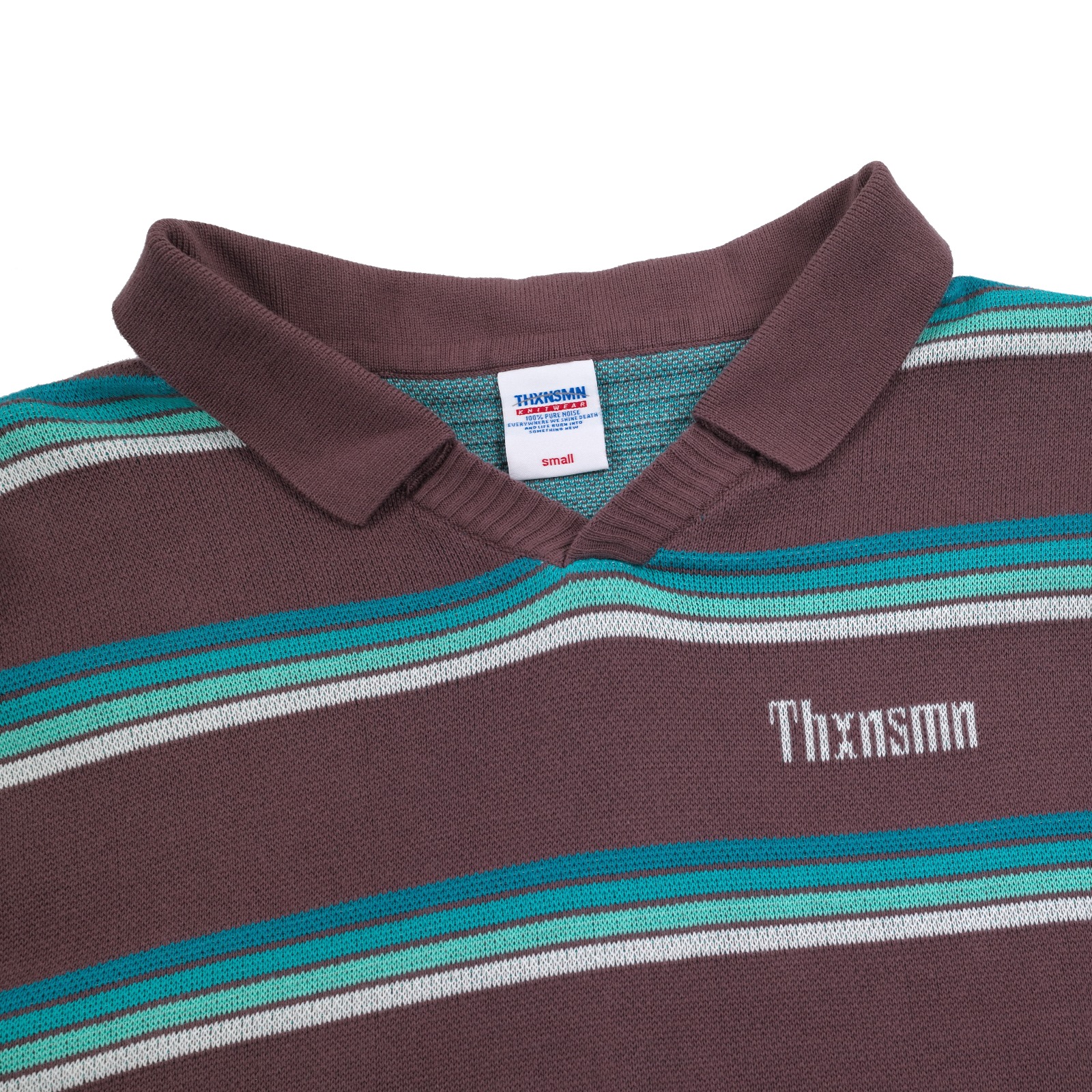 Sweater Rugby Tiffany Brown Striped Thanksinsomnia