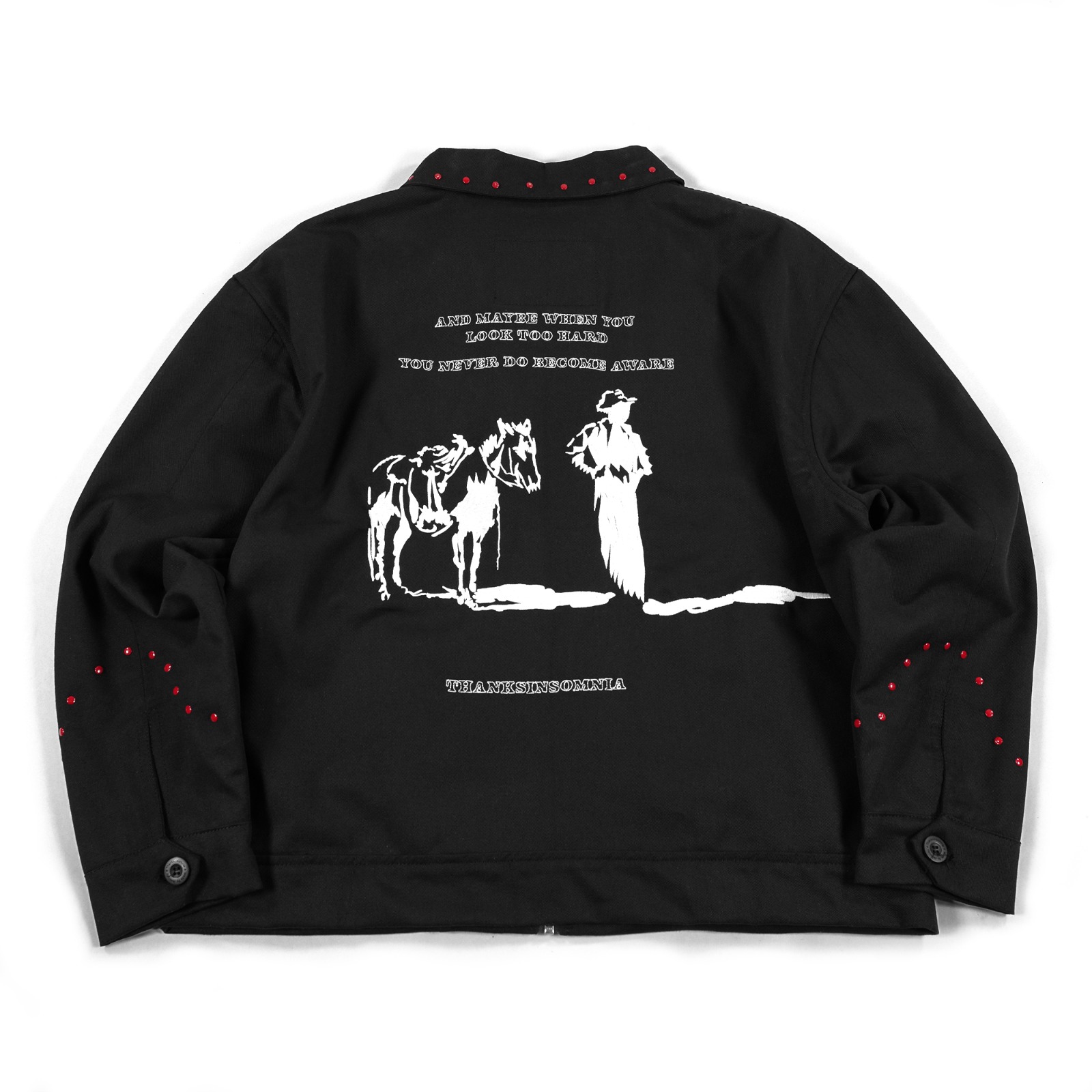 Zip Jacket Luvianne Black Thanksinsomnia