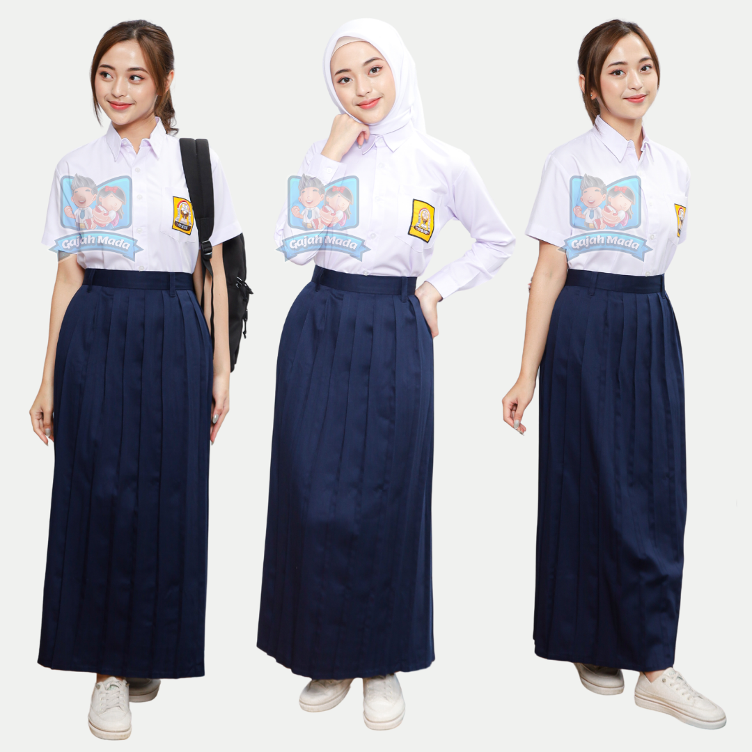 Rok Rempel SMP Biru Dongker