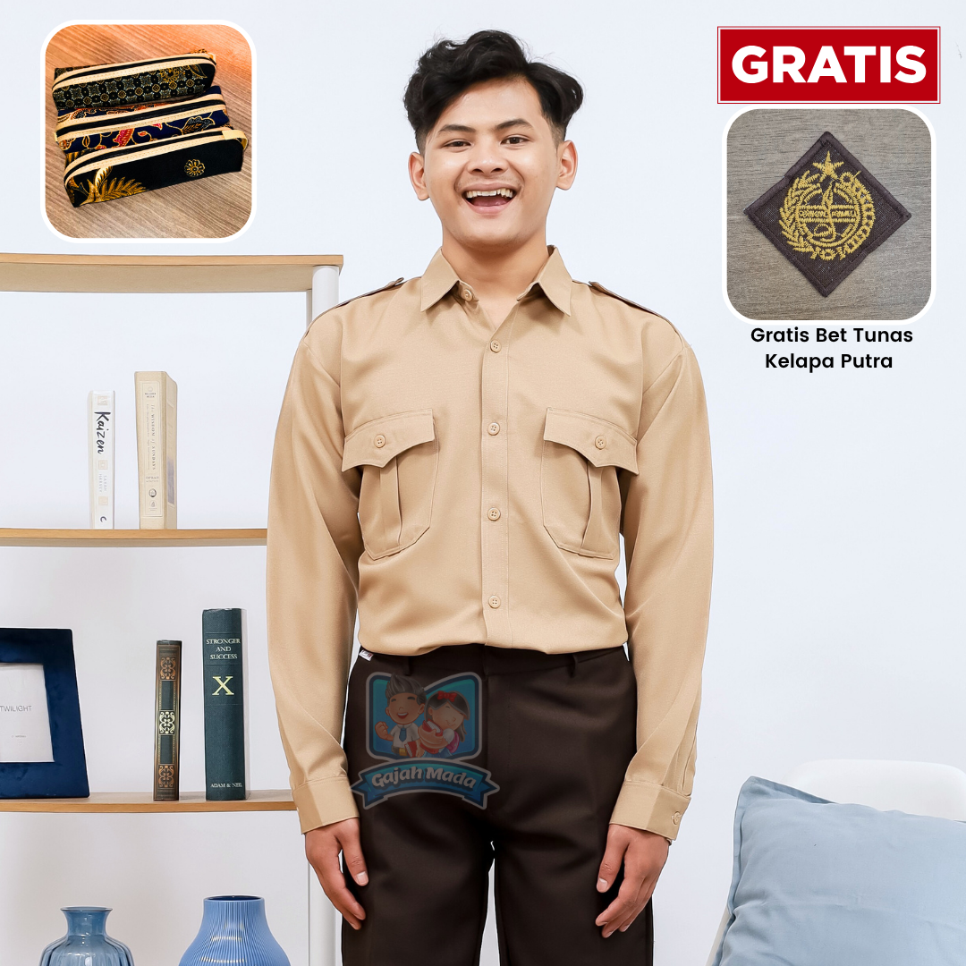 Baju Pramuka Penggalang Lengan Panjang