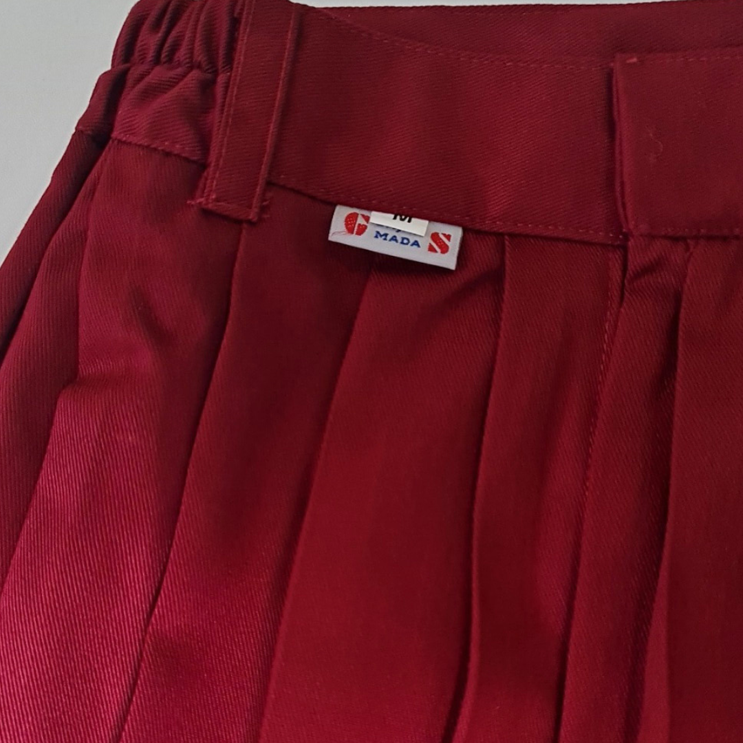 Rok Panjang Rempel SD Merah Maroon
