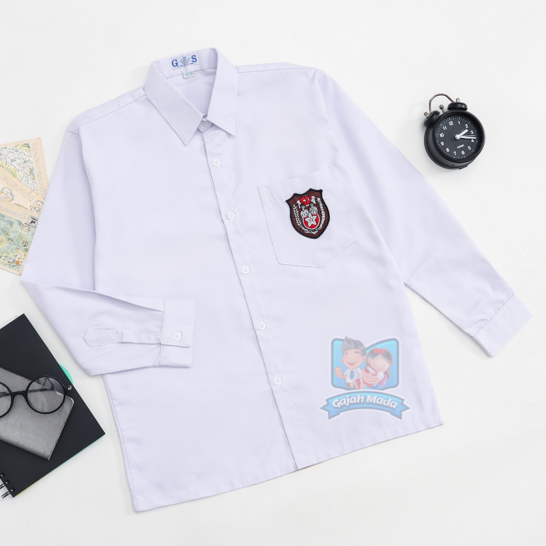Baju Putih SD Lengan Panjang