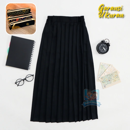 Image of Rok Panjang Rempel SD Premium Hitam