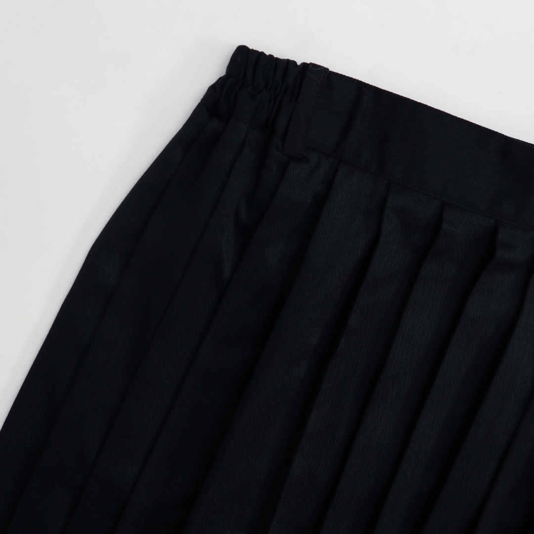 Rok Panjang Rempel SD Hitam