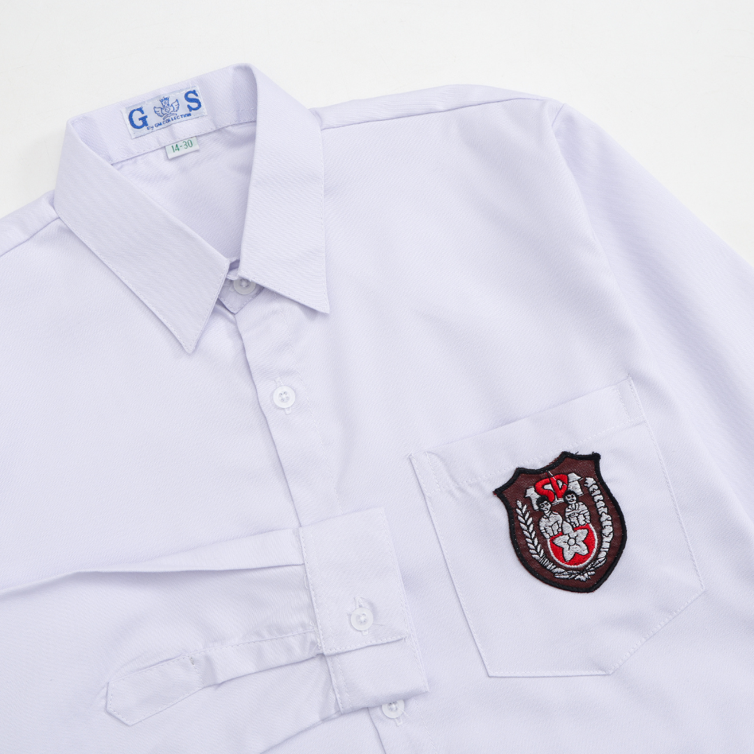 Baju Putih SD Lengan Panjang