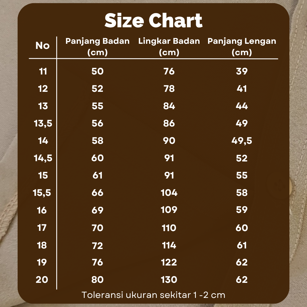 Baju Pramuka Penggalang Lengan Panjang