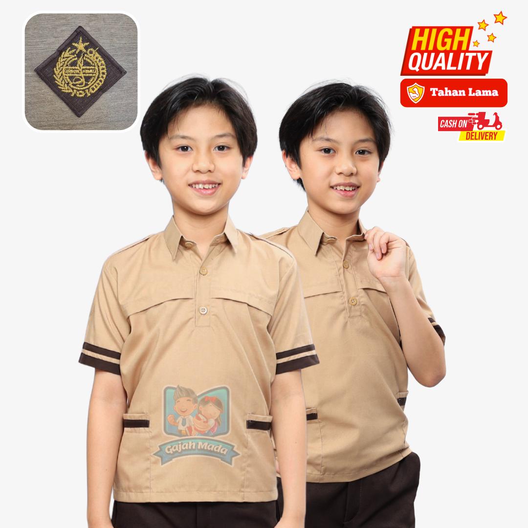 Baju Pramuka Siaga SD Lengan Pendek