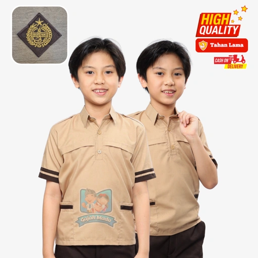Baju Pramuka Siaga SD Lengan Pendek