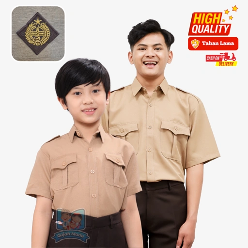 Baju Pramuka Penggalang Lengan Pendek