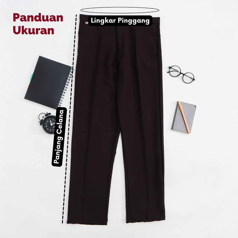 Celana Panjang SMP SMA Pramuka Coklat