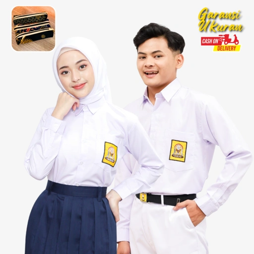 Baju Putih SMP Lengan Panjang